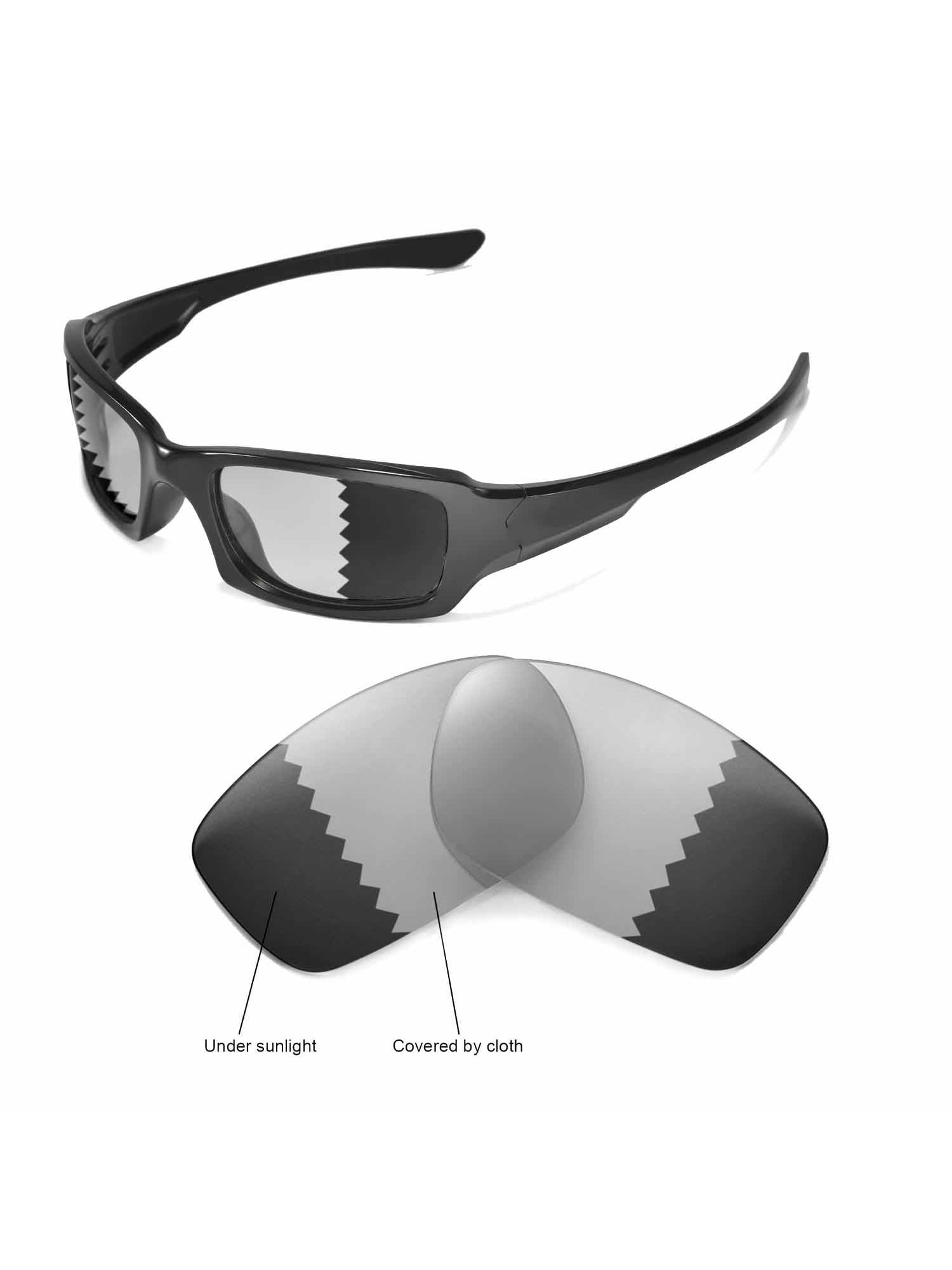 Haiku Isbjørn arkitekt Walleva Transition/Photochromic Polarized Replacement Lenses for Oakley  Fives Squared Sunglasses - Walmart.com