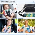 thumbnail image 5 of 2 Car Seat Belt Covers M Size 10*7.7 Inches Car Seat Belt Shoulder Pad Backpack Shoulder Pad Stroller Belt Cover A Cartoon Blue Cat, 5 of 8