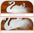 thumbnail image 4 of Swan Cake Topper, 6 Pcs Swan Cake Inserting Toppers Baking Adorns Birthday Cakes DIY Decorations, 4 of 5