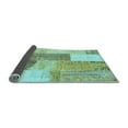 thumbnail image 2 of Ahgly Company Indoor Rectangle Patchwork Light Blue Transitional Area Rugs, 5' x 8', 2 of 4