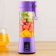 Bcfsvew Portable Electric Fruit Juicing Cup Rechargeable Juicer Fruit