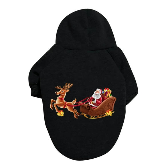 SIfdSeng Funny Cat Shirt Christmas Christmas Deer Santa Dog Sweater Dog Clothes Pet Pet Dog Shirts for Medium Dogs Girl Cute Dog Shirt Plain