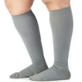 thumbnail image 5 of Mojo Unisex Compression Socks for Varicose Veins 20-30 mmHg Grey, 2X-Large, 5 of 16
