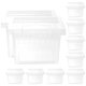 thumbnail image 1 of 10 piezas Caja de alimentación de reptiles pequeños Caja de reproducción de terrario Caso de hábitat de insectos transparentes, 1 of 3