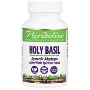 Paradise Herbs Holy Basil, 60 Vegetarian Capsules