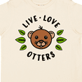 thumbnail image 4 of Inktastic Live Love Otters Boys or Girls Toddler T-Shirt, 4 of 5