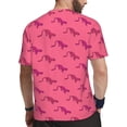 thumbnail image 2 of Wukai Leopard Print Print Men's Short-Sleeved Mesh T-Shirt,Quick-Dry Short Sleeve Workout T-Shirt-Medium, 2 of 8