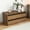 Walnut 03, variant on Stackable Storage Cabinet 2-Tier Shelf Modular Storage Rectangle for Dining Room, Bedroom, Living Room Small Walnut Finish