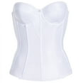 thumbnail image 5 of Juliette Satin Low Back Convertible Strapless Corset Longline Bra, 5 of 7