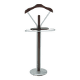 thumbnail image 2 of Kings Brand Furniture Wood & Metal Suit Rack Valet Stand with Thick Hanger, Bar, & Watch-Holder, 2 of 7