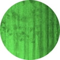 thumbnail image 1 of Ahgly Company Indoor Round Abstract Green Contemporary Area Rugs, 3' Round, 1 of 1