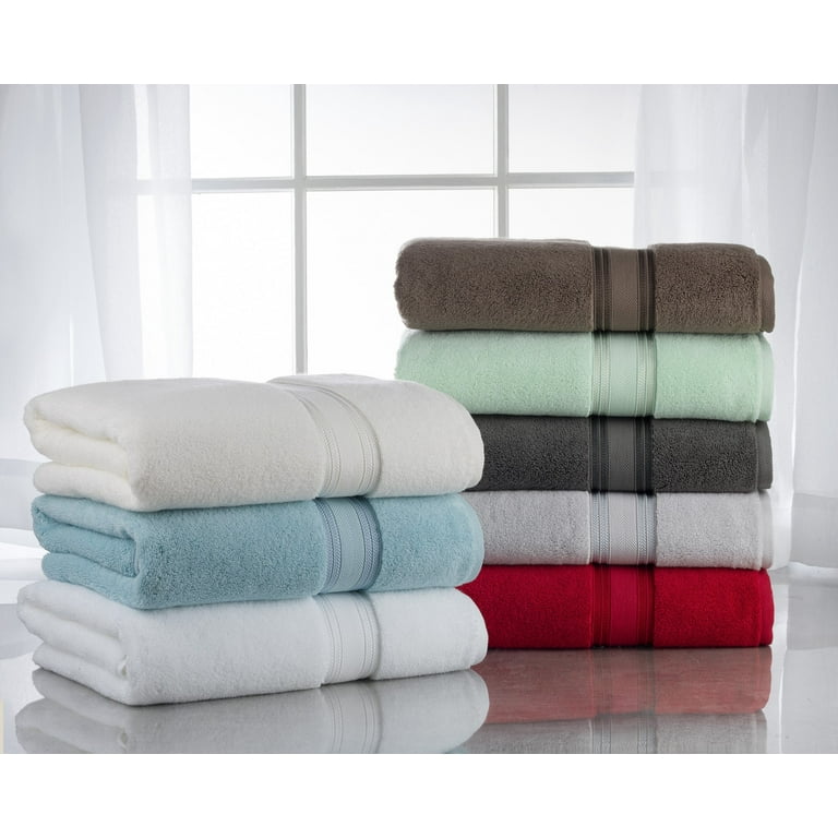 Simpli-Magic 8-Piece Hotel Bath Towel Set - 100% Pure Organic Cotton,  Contains 2 XL Bath Towels 27 x 54, 2 XL Hand Towels 16 x 27, 4 XL Wash  Cloths 13x13 