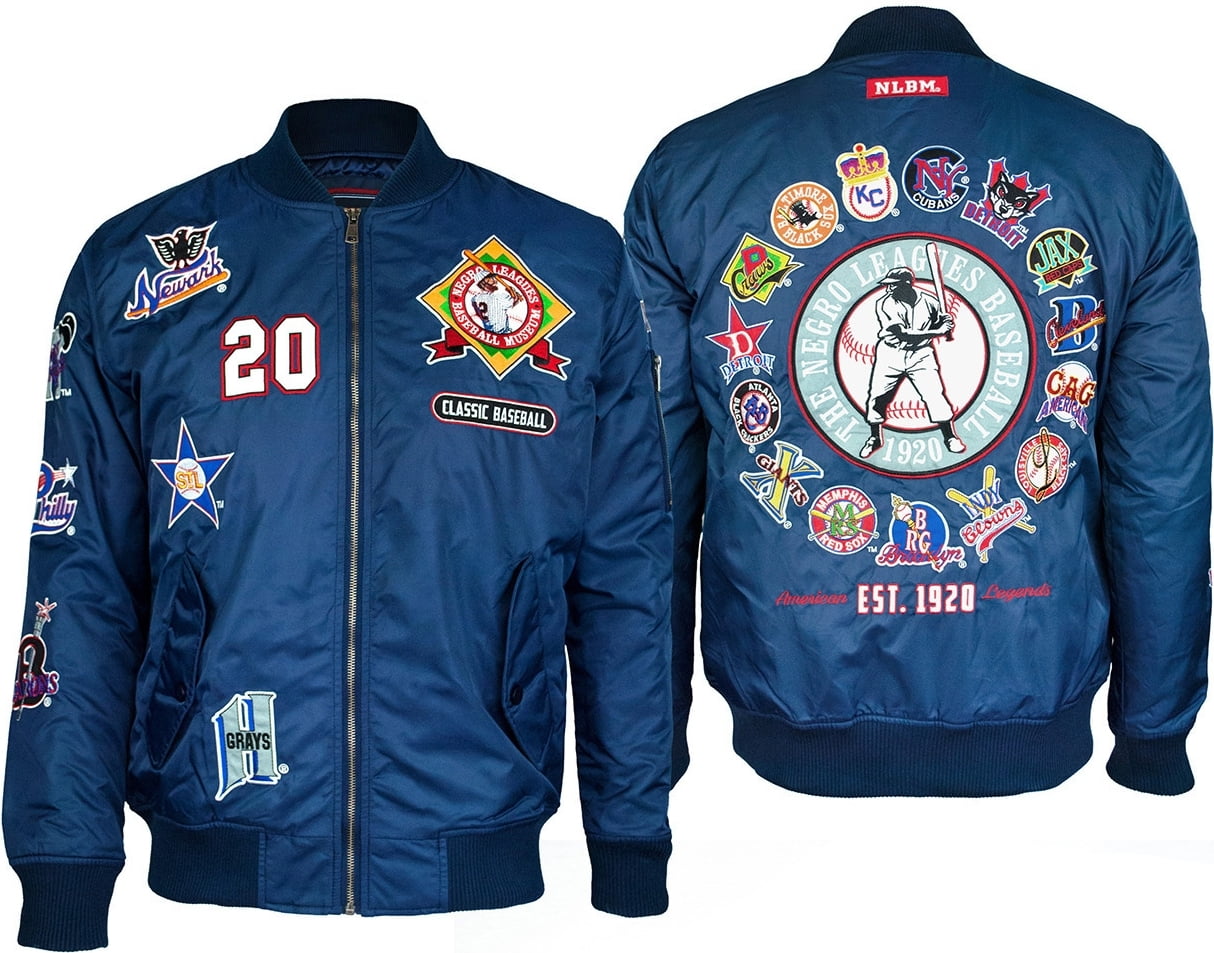 Cultural Exchange - Big Boy Negro League Baseball Bomber Flight Mens ...