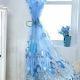 thumbnail image 6 of Clearance Deal!!Tulip Flower Sheer Window Curtain Beads Tassel Door Scarf Drapes Valance, 6 of 6