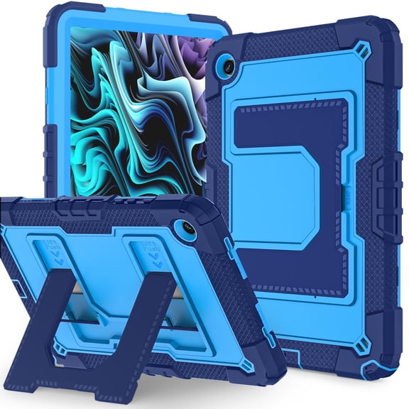 Decase Case for Samsung Galaxy Tab A11 /A11 Plus 11" 2025 (SM-X230/X236) with Shoulder Strap,Tri-Layer PC TPU Back Cover,Heavy Duty Stand Tablet Case for Tab A11 for Kids Women Men,M