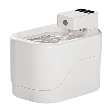 Tdxkok Smart Sensor Pet Water Dispenser Battery Powered Automatic Cat Dog Water Fountain Quiet Circulation Filtration Indoor Drinking Station