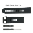 thumbnail image 1 of Pin Buckle Watch Strap, Watch Accessory Watch Band, Black Waterproof For Men Women Watchmaker, 1 of 8