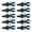 Space blue, variant on 10Pcs Soft Wacky Worms Baits Plastic Fishing Lures Worms Fishing Lures Drop Short Worms Artificial Baits Swimbaits