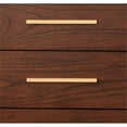 thumbnail image 4 of Alpine Furniture Gramercy 5 Drawer Wood Chest in Walnut (Brown), 4 of 4