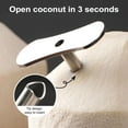 thumbnail image 6 of NIBOLOG Stainless Steel Coconut Opener Tool Easy Hole Puncher for Young White Mature Green Coconuts Durable Dual-Angle Design Coconut Shell Remover for Kitchen Cafe Restaurant, 6 of 7