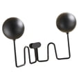 thumbnail image 2 of Organizador de pared para guardar casco de motocicleta, soporte para casco de voleibol con bolas dobles, 2 of 8