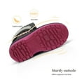 thumbnail image 5 of BURUDANI Toddlers Kids Boys Girls Winter Snow Boots Waterproof Outdoor Shoes KMONTE-1 GREY/FUCHSIA Size 3, 5 of 6