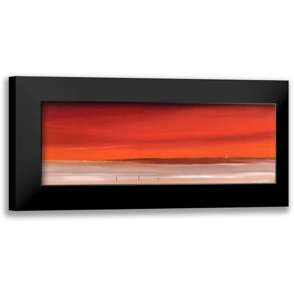 Paus, Hans 14x8 Black Modern Framed Museum Art Print Titled - a place to meditate IV