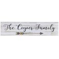 thumbnail image 1 of Family Name Wooden Wall Sign Art Size 10 x 40, 1 of 6