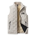 thumbnail image 3 of Chaleco de plumón sin mangas para hombre y mujer, chaqueta cálida y versátil con cuello levantado, novedad de otoño e invierno, 2024, 3 of 4