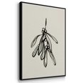 thumbnail image 3 of Mistletoe Sketch II - Framed Gallery Wrapped Holiday Canvas - 17 x 25 - Black Frame, 3 of 8