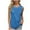 Blue^, variant on Jjayotai Summer Tank Tops for Women 2025, Crewneck T Shirts, Dressy Casual Beach Vacation Clothes, Loose Fit Pleated Front Blouse, Tank Top for Women Wine^ M