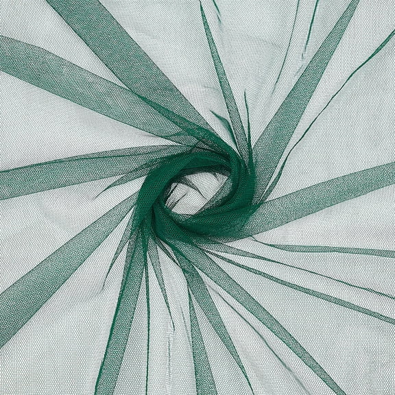 1.9 Yards Dark Green Tulle Fabric Breathable Sheer Mesh Netting Soft Voile Solid Fabrics by The Yard Polyester Mosquito Cloth