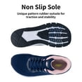 thumbnail image 7 of AOV Wide Toe Box Shoes Women Arch Support Walking Shoes for Plantar Fasciitis Orthotic Sneakers RoseBluePink Size 9.5, 7 of 7