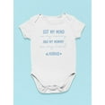 thumbnail image 3 of Got My Mind On My Mommy Bodysuit Infant -Smartprints Designs,  12 Months, 3 of 4