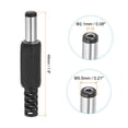 thumbnail image 2 of Uxcell 5.5x2.1mm DC Male Plug Power Supply Ends, 15 Pack DIY DC Barrel Connector, 2 of 6