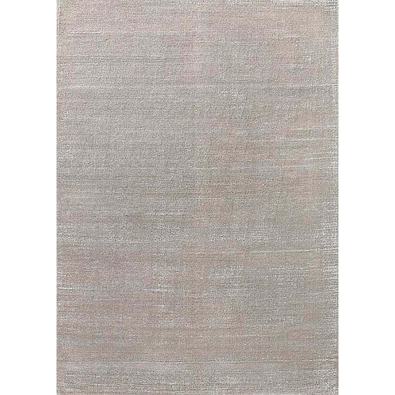 Ahgly Company Machine Washable Indoor Rectangle Industrial Modern Pale Silver Gray Area Rugs, 2' x 4'