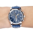 thumbnail image 4 of Sonducket Hombres Correa de cuero Correa Caja de aleación Casual Fitness Reloj de Boy Round Sport Relojes Azul, 4 of 6