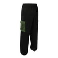thumbnail image 4 of Pantalones cargo para hombre - Corte recto - Dobladillo ajustable - Cintura elástica - Ropa de trabajo - Poliéster, 4 of 5