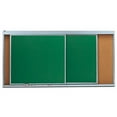 thumbnail image 6 of Aarco HSU48-2 Markerboard with Horizontal Sliding 2 Track Units, 6 of 6