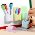 thumbnail image 2 of Huanledash 4 Pcs Pen Container Magnetic Easy Access Anti-falling Strong Suction Dry Erase Marker Holder Organizer Box Home Supply, 2 of 8