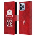 thumbnail image 1 of Head Case Designs Officially Licensed Liverpool Football Club Klopp Icons Normal Red Grunge Leather Book Wallet Case Cover Compatible with Apple iPhone 13 Pro Max, 1 of 6