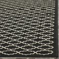 thumbnail image 3 of Safavieh Courtyard Black Indoor Outdoor Rug - Runner 2'4" x 12', 3 of 4