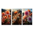 thumbnail image 2 of Designart "Desert happiness Cactus I" Floral & Botanical Wall Art Set Of 3 - Coral Desert Canvas Set For Living Room Decor, 2 of 7