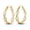 color, variant on MULA European Original Sparkling Weave 925 Sterling Silver Hoop Earrings AAA CZ For Women Jewelry Birthday Gift