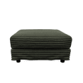 thumbnail image 5 of Timbernest 31.5" Ottoman for Sectional Sofa, Plush Corduroy Footrest, Square Coffee Table, Shoe Bench for Living Room, Bedroom, Entryway, Wood Frame, Green, 5 of 7