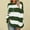 Green, variant on AOOCHASLIY Valentine's Day Women's Tops Sweaters Fashion Women Striped Sweater Long Sleeve Pullove Shirt Print Tops