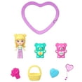 thumbnail image 5 of Polly Pocket x Sweethearts Doll & 2 Playsets with 7 Accessories, Compact Travel Toy with Keychain Clip, 5 of 6