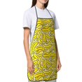 thumbnail image 4 of Gaeub Banana A Kitchen Cooking Aprons Adjustable Bib Apron Waterdrop and Oil Resistant Kitchen Chef Apron for Women Men, 4 of 7