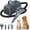 JT-Gray, variant on Simenmax Dog Grooming Vacuum Kit with Cordless Clippers, 2.5L Cup, 3 Suction Modes, and 5 Grooming Tools, Trimmer for Shedding Pet Hair
