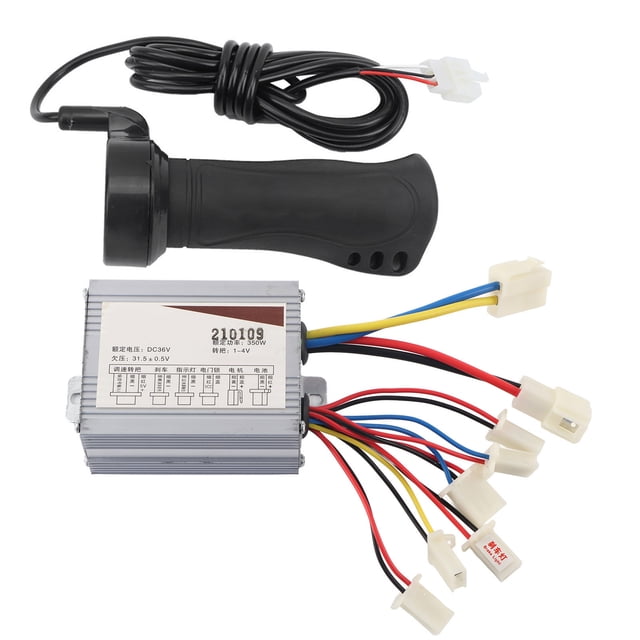 Juego De Empuñadura De Acelerador, Controlador Eléctrico Estable Y Fiable De 36 V Y 350 W, 8,5x6,6x3,8 Cm Para Triciclo Eléctrico, Patinete Eléctrico